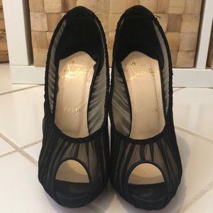 Christian Louboutin Peep Toe Heels